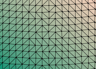 Abstract Low Polygon gradient Generative Art background illustration