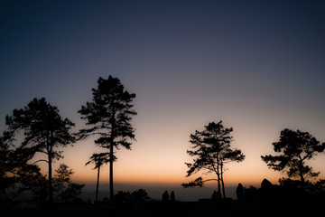 Sunset view at mae hong son