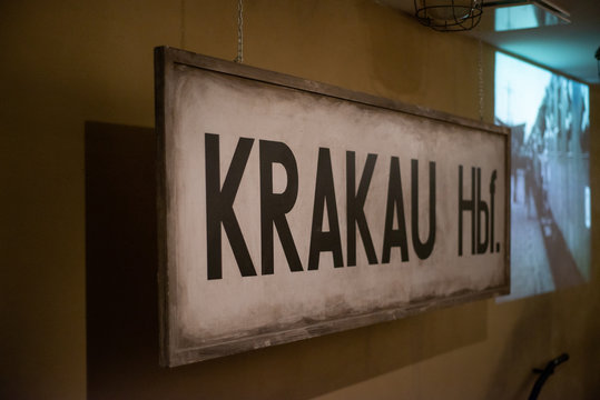 KRAKOW, POLAND - JUNE 17: Exhibit at Oskar Schindler's Enamel factory museum