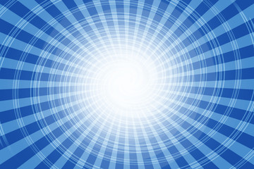 Fondo azul con espiral con agujero brillante.