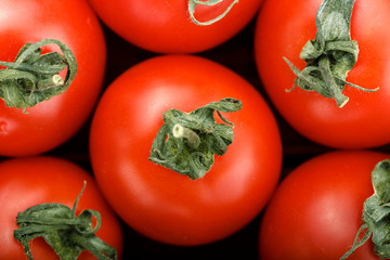 ripe tomatoes as background