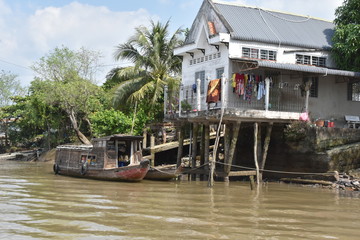 Obraz premium Schwimmender Markt