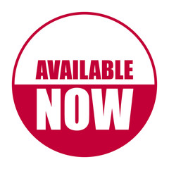 red vector banner available now