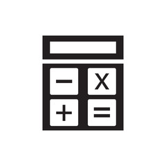 Calculator icon vector design template