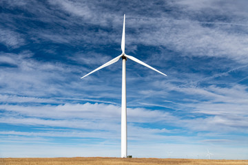 A Wind Turbine on the Eastern Plains of Colorado