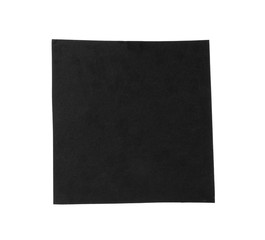 Piece of blank notebook paper isolated on white. Space for design