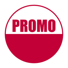 red vector banner promo