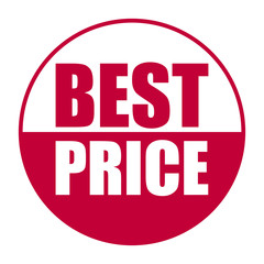 red vector banner best price