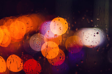 abstract backgrounds in different colors - red, orange