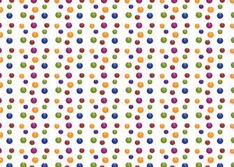 Abstract seamless colorful ball texture design pattern background wallpaper. Gift paper, Wrapping paper or wallpaper design.