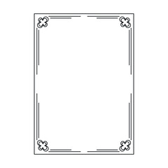 vector image, decorative ornamental frame, original design