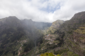 Obraz na płótnie Canvas Valley of the Nuns, Curral das Freiras on Madeira Island, Portugal
