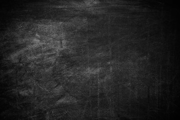 Dirty black chalkboard as background. Space for text - obrazy, fototapety, plakaty