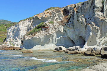 Fototapeta na wymiar wunderschöner Küstenstreifen im Westen von Sardinien