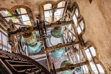 Interior of bell tower, Cathedral of St. Anastasia, Croatia