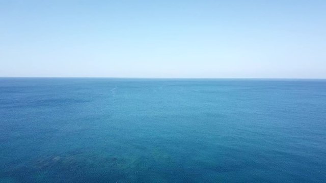 Bird eye view of the treasure of deep blue sea