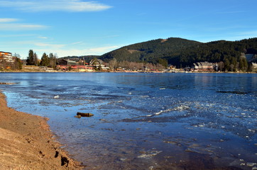 Titisee in the Black forest in winter