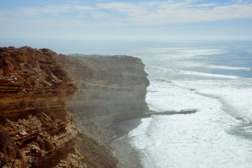 Obraz premium Cliffs And the Sea, Morocco