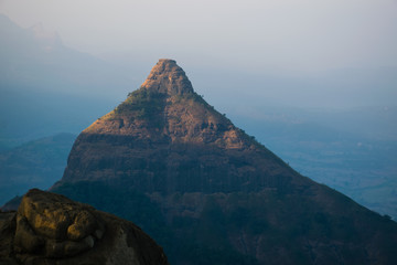A mountain peak in India