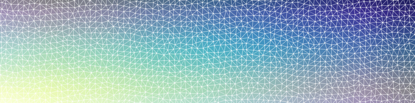 Abstract Low Polygon gradient Generative Art background illustration
