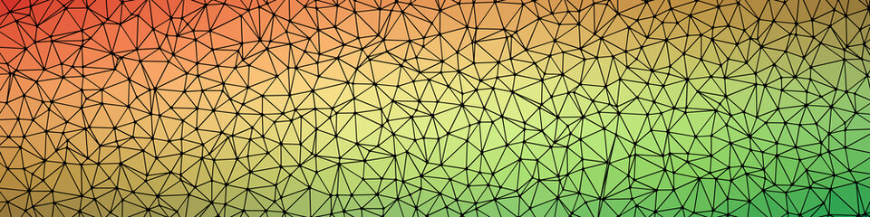 Abstract Low Polygon gradient Generative Art background illustration