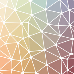 Abstract Low Polygon gradient Generative Art background illustration