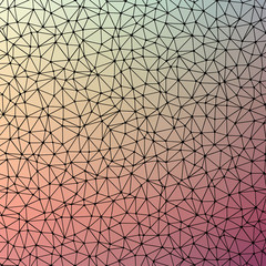 Obraz premium Abstract Low Polygon gradient Generative Art background illustration