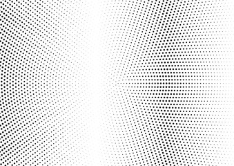 Fototapeta premium Abstract halftone dotted background. Futuristic grunge pattern, dot and circles. Vector modern optical pop art texture for posters, sites, business cards, cover, postcards, labels, stickers layout.