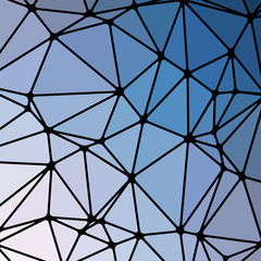 Obraz premium Abstract Low Polygon gradient Generative Art background illustration
