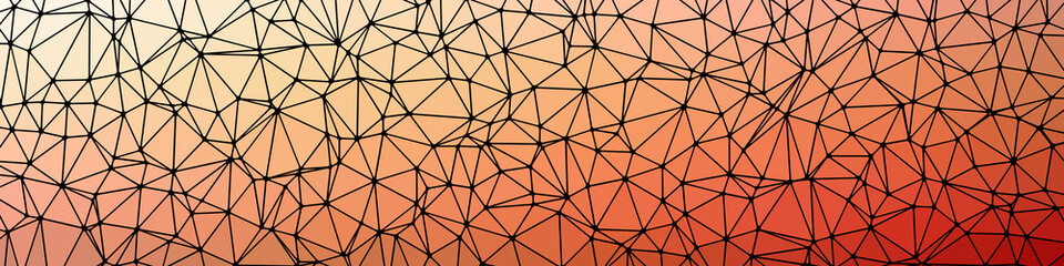 Fototapeta premium Abstract Low Polygon gradient Generative Art background illustration