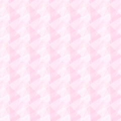 Pink and white triangles. Vector seamless pattern. Flat geometric background. Transparent multicolor shapes. Stained glass imitation. Abstract design for wallpaper, wrapping paper, websites. EPS10