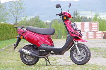 Fototapeta na wymiar Motorower skuter