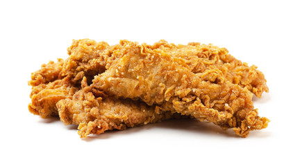 Chicken strips isolated