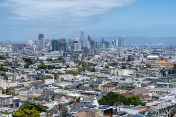Fototapeta na wymiar San Francisco cityscape and skyline