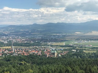 Fototapeta na wymiar city of prievidza Slovakia