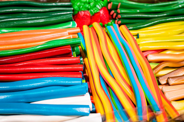 Colourful sugary candy, Assort various sweet candies