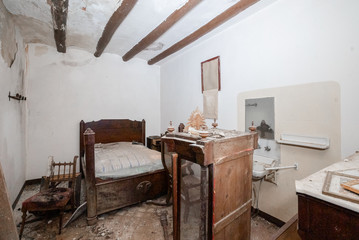 Interior of an abandoned house