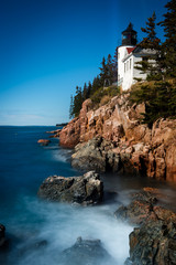 Bass harbor head lighthouse in Acadia national park