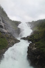 Fototapeta na wymiar Wasserfall Norwegen