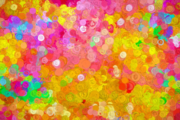 Abstract colorful background. Oil painting effect