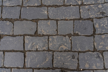 paving stones close up. graphic gray background.