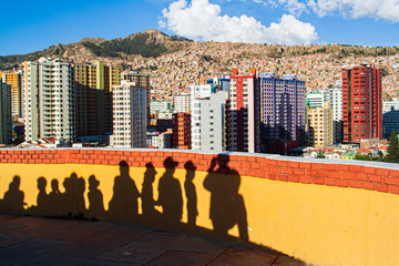 Panorámica de la ciudad de La Paz
