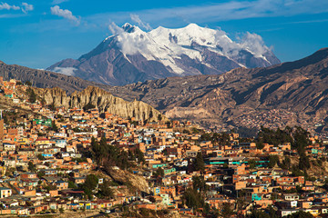 Vista de la ciudad de La Paz