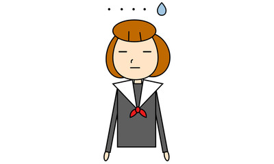 卒業式女の子パターン