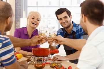 Happy dinner together