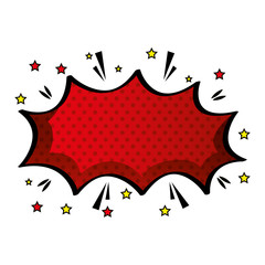explosion pop art style icon