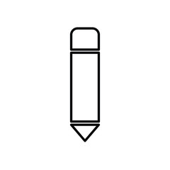 pen icon. pencil icon.  black vector symbol of pen or  pencil 