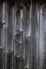 Rustikale Holzwand als Muster oder Hintergrund