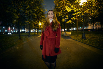 Fototapeta premium Young woman outdoors