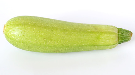 Cabbage, zucchini, green, isolated on white background